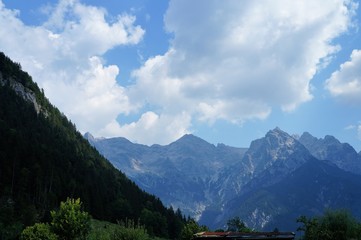 Fototapeta na wymiar Berge Panorama