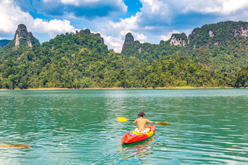 Cheow Lan lake in Thailand