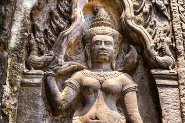 Fototapeta na wymiar Ta Prohm temple in Angkor Wat