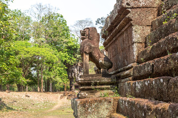 Fototapeta na wymiar Phimeanakas temple in Angkor Wat