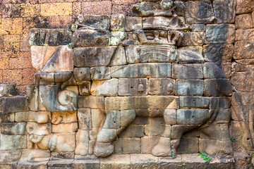 Terrace of Elephants  in Angkor Wat