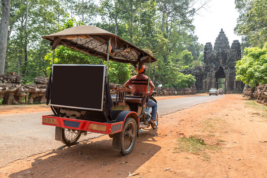 Tuk Tuk in Angkor, Cambodia