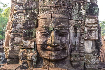 Bayon temple in Angkor Wat