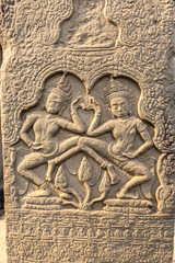 Fototapeta na wymiar Bayon temple in Angkor Wat