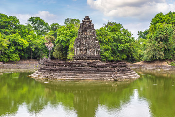 Fototapeta na wymiar Neak Pean temple in Angkor Wat
