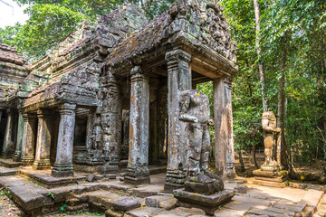 Naklejka premium Preah Khan temple in Angkor Wat