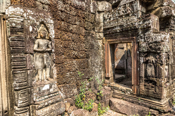 Fototapeta na wymiar Banteay Kdei temple in Angkor Wat