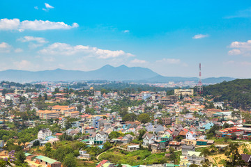 Panoramic view of Dalat, Vietnam