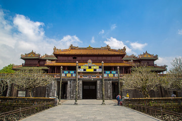 Fototapeta premium Imperial Royal Palace in Hue, Vietnam