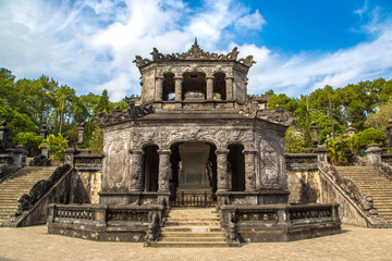 Fototapeta na wymiar Tomb of Khai Dinh in Hue, Vietnam