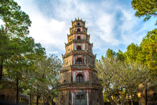 Thien Mu Pagoda in Hue, Vietnam