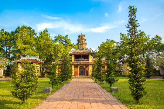 Thien Mu Pagoda in Hue, Vietnam