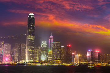 Victoria Harbour in Hong Kong