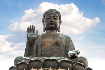 Fototapeta premium Gigantyczny Budda w Hongkongu