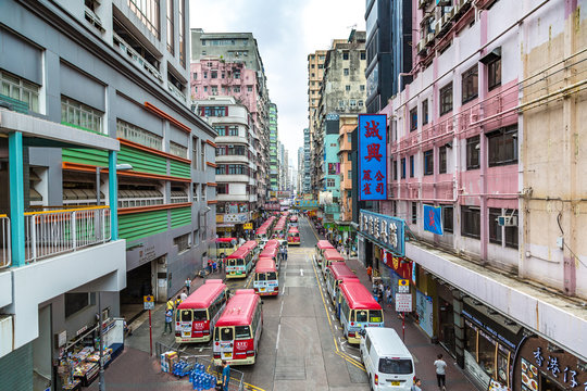 Street view in Hong Kong