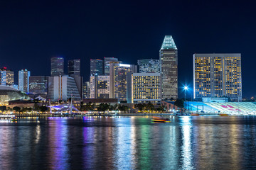 Singapore at night