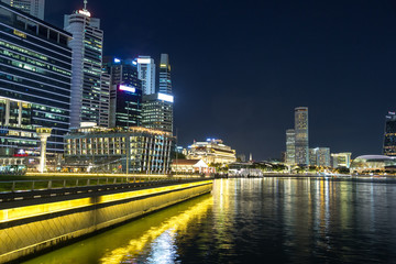 Singapore at night