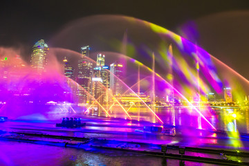 Spectacle laser à Singapour