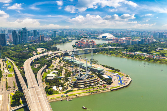 Panoramic view of Singapore