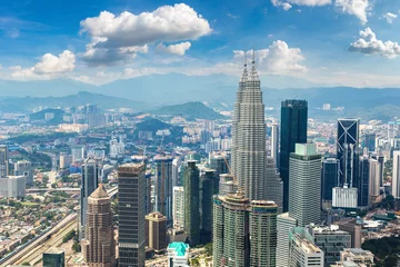 Foto op Plexiglas Panoramic view of Kuala Lumpur © Sergii Figurnyi