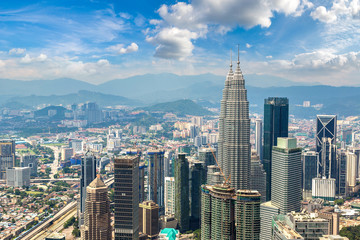 Vue panoramique sur Kuala Lumpur
