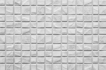 Naklejka premium White modern wall background , White concrete tile wall pattern and background