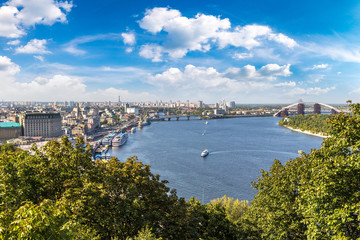 Panoramic view of Kiev
