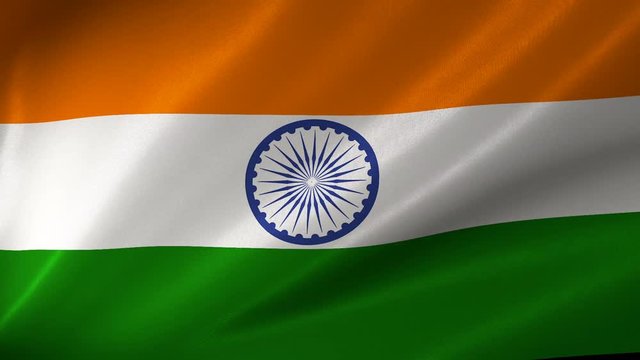 Beautiful high quality, high detailed flag of India.