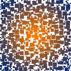Fototapeta premium Background Made of a Gradient and Squares