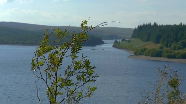 Stunning shot of a reservoir situated in North Wales, Uk