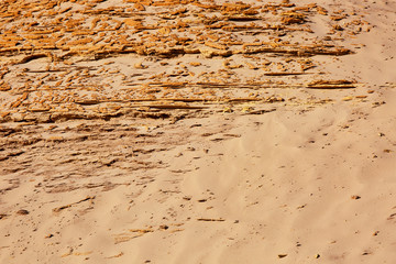 Sand pattern, natural outdoor background