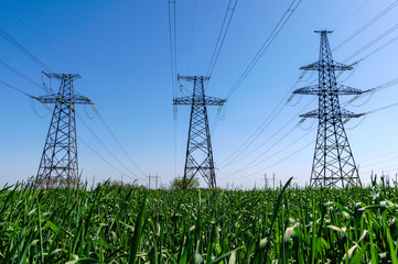 High voltage post or High voltage tower