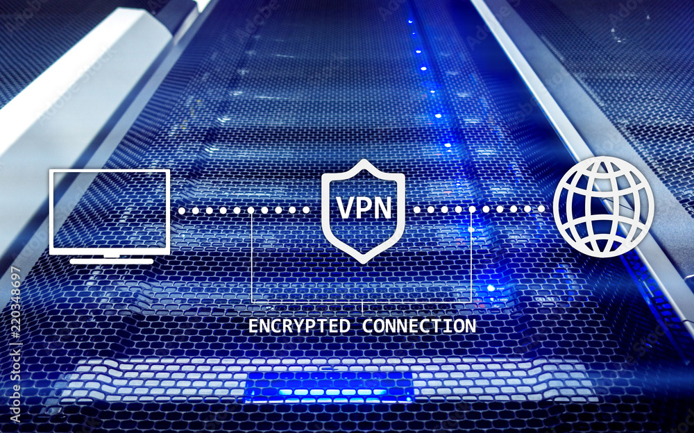 Poster virtual private network, vpn, data encryption, ip substitute.