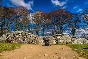 Clava cairns in the Highlands of Scotland
