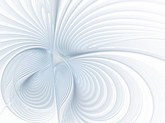 Abstract fractal blue virtual pattern