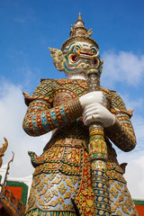 Fototapeta premium Demon Guardian in Wat Phra Kaew Grand Palace