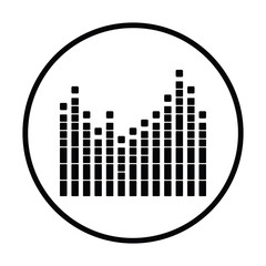 Graphic equalizer icon