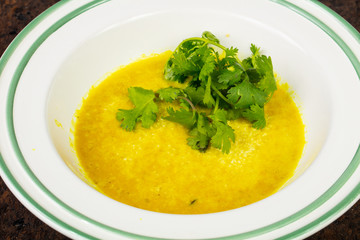 Delicious lentil soup