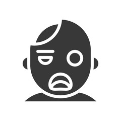 zombie, halloween character icon