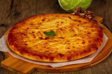 Homemade Ossetian pie
