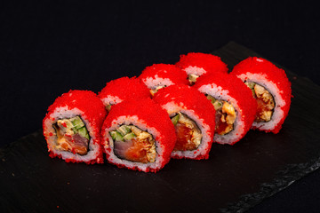 Japanese roll with salmon