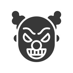 scary clown or joker, halloween character