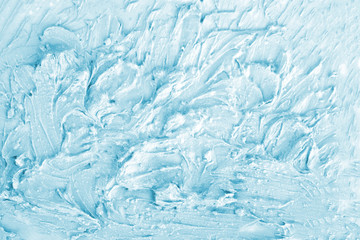 Blue abstract background. Painting texture