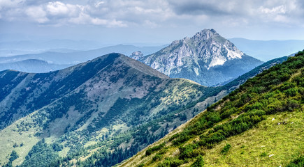 Mountain Rozsutec in Little Fatra Slovakia