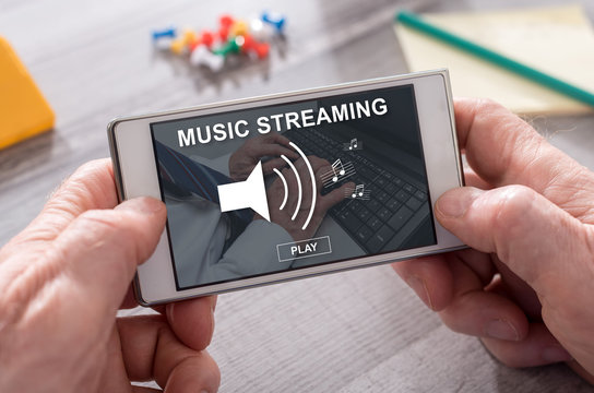 Concept of music streaming