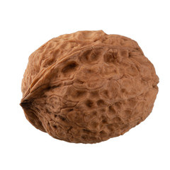 Walnuts kernels isolated on a white background