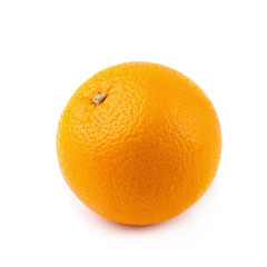 Fresh orange isolated on a white background