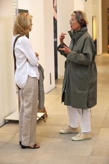 Adult daughter with her mother during shopping at Kurfürstendamm and Tauentzienstraße in Berlin-City, Germany.