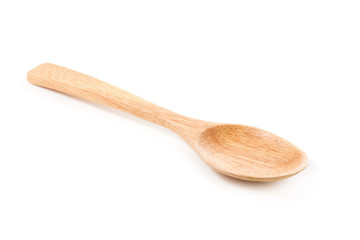 Wooden Spoon isolated on a white background