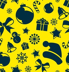 Seamless Christmas background. 